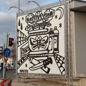 2018 10 Kunstwand Tante Jo